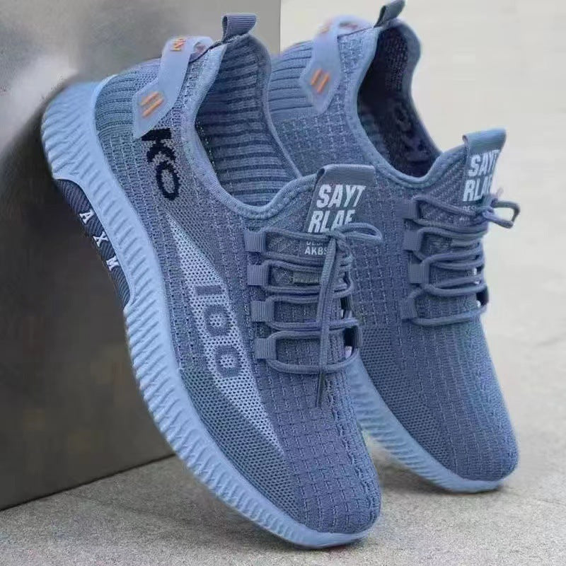 Comfortable Old Cloth Shoes, Lightweight Low-Top Breathable Sneakers | Non-Slip Sole for Work, Walking & Everyday Wear