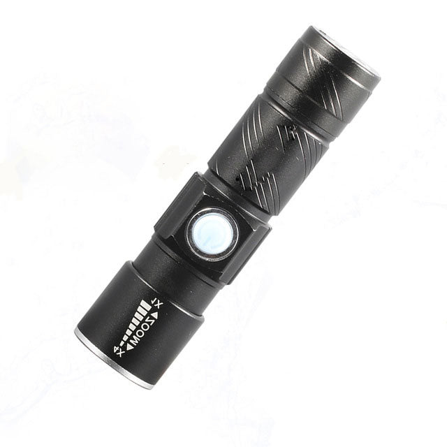 3 In 1 Lumen Bike Bicycle Light USB Rechargeable LED Waterproof Super Bright Zoom Headlight Rear Cy 6