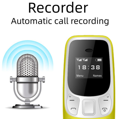 Small Mobile Phone With Bluetooth Dialer Magic Voice Low Radiation Call Recording 23 SIM GSM Unlock 3
