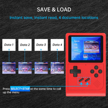 Retro Portable Handheld Game Player 3 Inch Video Console With Games SFC MD GBA TV Game Console AV O 3
