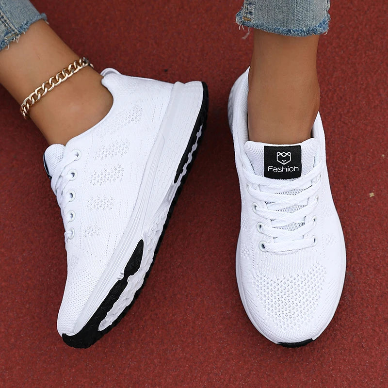 Lightweight Running Shoes for Women, Breathable Summer Sneakers for Casual Wear, Walking, Basketball & Tennis