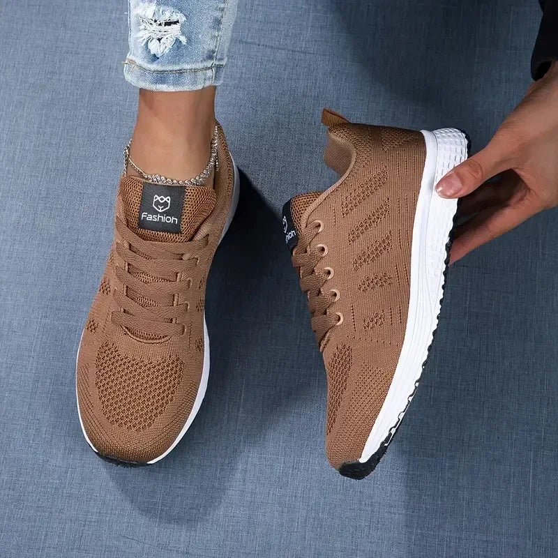 Lightweight Running Shoes for Women, Breathable Summer Sneakers for Casual Wear, Walking, Basketball & Tennis