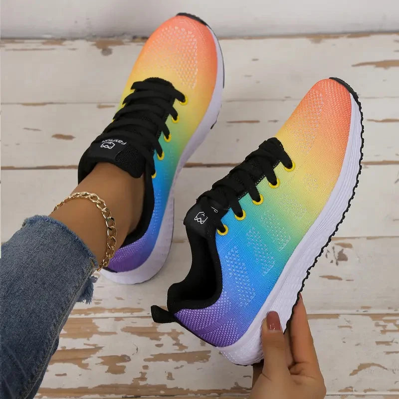 Lightweight Running Shoes for Women, Breathable Summer Sneakers for Casual Wear, Walking, Basketball & Tennis