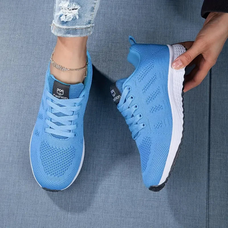 Lightweight Running Shoes for Women, Breathable Summer Sneakers for Casual Wear, Walking, Basketball & Tennis