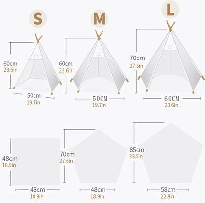 CozyPup Plush Pet Teepee Tent 5