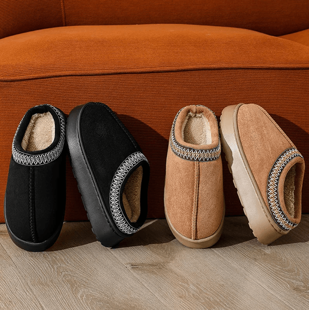 CloudStep Plush Platform House Slippers