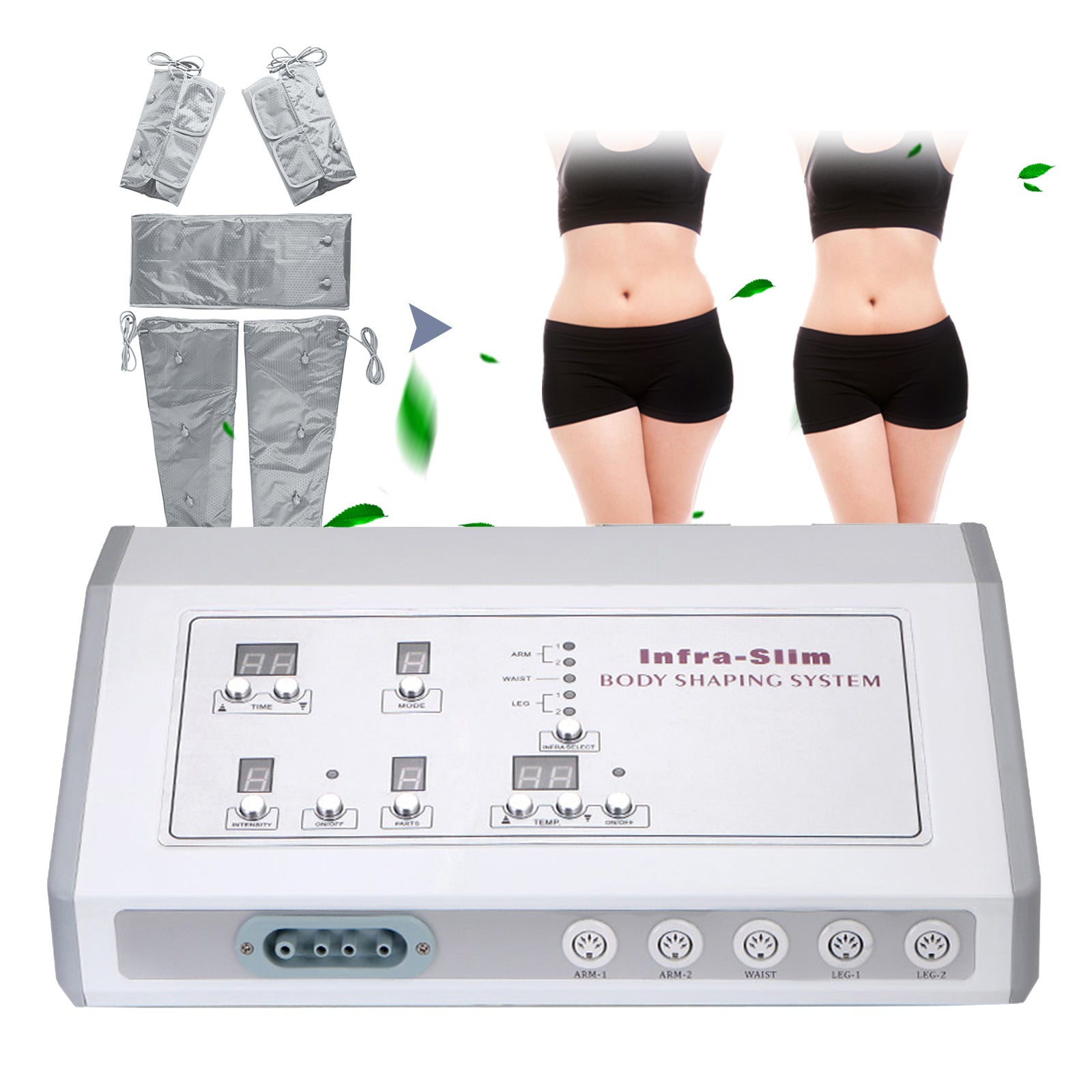 Far-Infrared Ray Heating Air Pressure Slimming Suit, Pressotherapy Body Contouring Weight Loss SPA Machine for Detox