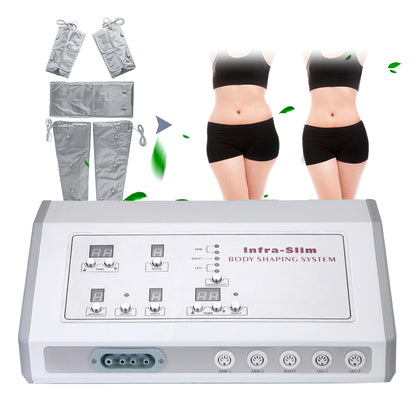 Far-Infrared Ray Heating Air Pressure Slimming Suit, Pressotherapy Body Contouring Weight Loss SPA Machine for Detox