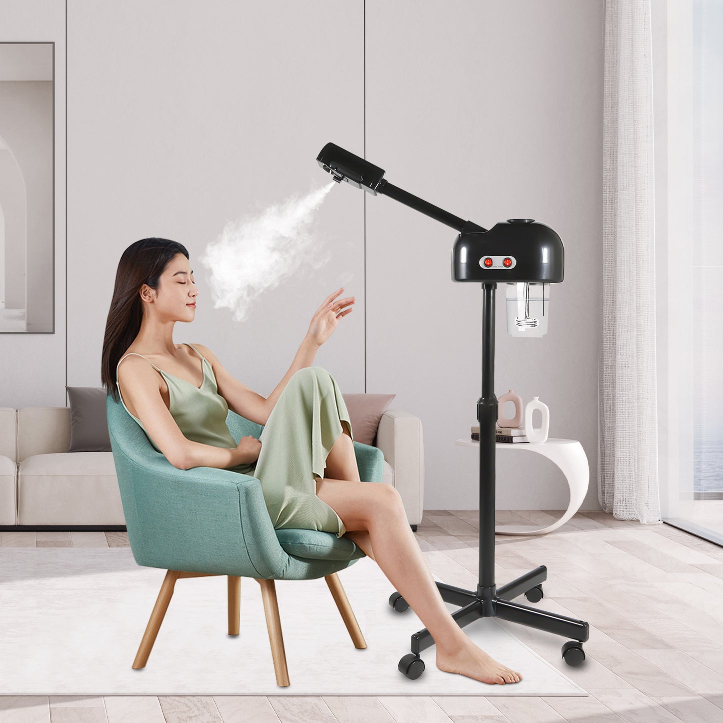 750ML Professional Facial Steamer Nano Atomization Steamer Adjustable Skin Care Equipment For Salon 1