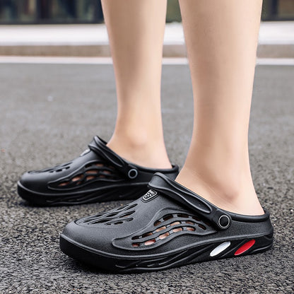 Light EVA Summer Men Sandals Casual Hole Shoes Outdoor Garden Clogs Beach Slippers For Men  Women 2