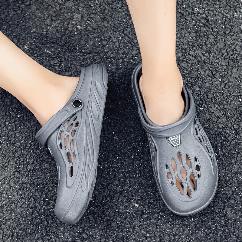 Light EVA Summer Men Sandals Casual Hole Shoes Outdoor Garden Clogs Beach Slippers For Men  Women 1