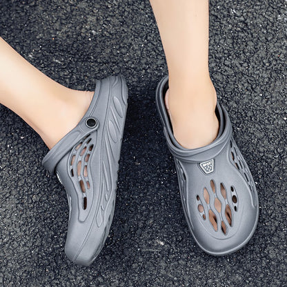 Light EVA Summer Men Sandals Casual Hole Shoes Outdoor Garden Clogs Beach Slippers For Men  Women 1