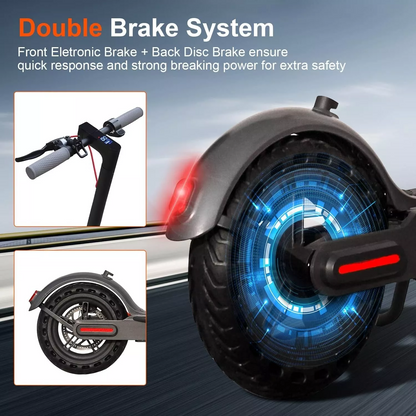 Smart Electric Scooter 350W 19mph Shock Absorbing Anti Skid 85 Inch Folding Waterproof Lightweight  2