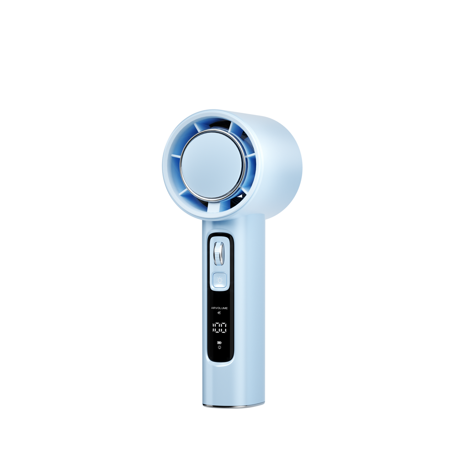 VGR 100 Speed High-Speed Handheld Electric Fan with Flashlight, USB Mini Portable Charging, Small Desktop Fan for Travel