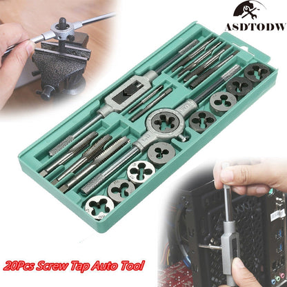 Professional Metric Hand Tap And Die Set Screw Thread Plugs  Straight Taper Reamer Tools For Accura 1