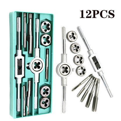 Professional Metric Hand Tap And Die Set Screw Thread Plugs  Straight Taper Reamer Tools For Accura 3