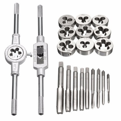 Professional Metric Hand Tap And Die Set Screw Thread Plugs  Straight Taper Reamer Tools For Accura 5
