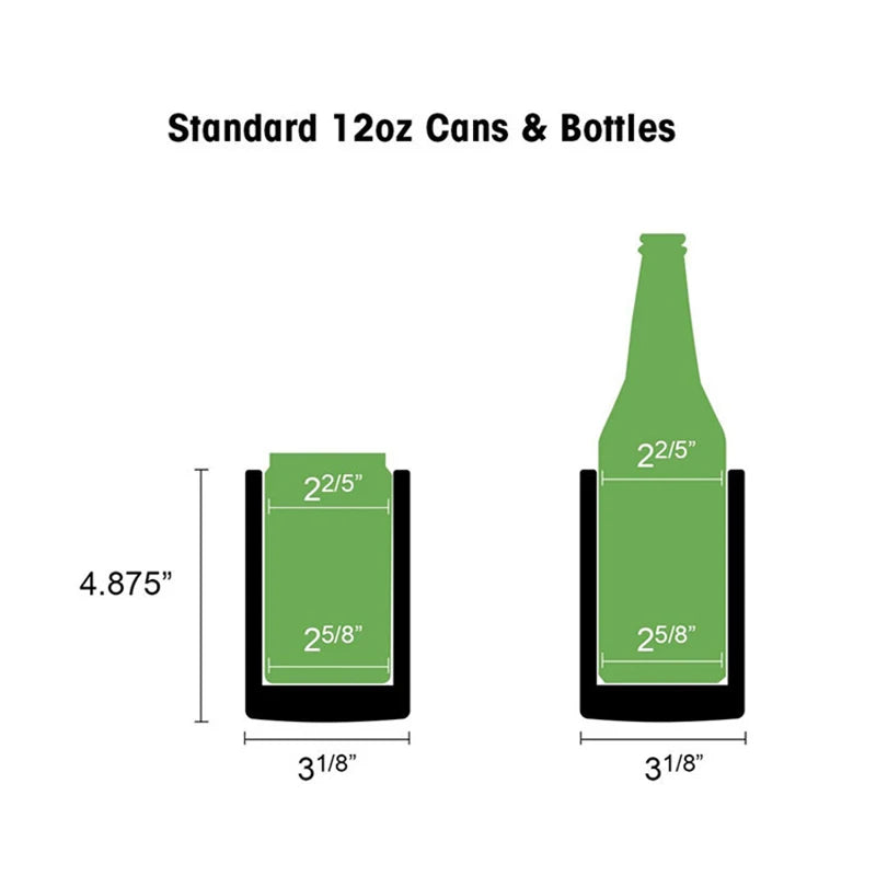 Stainless Steel Beer Bottle Cooler Double Wall Vacuum Insulated Cold Keeper CanBottle Holder Durabl 4