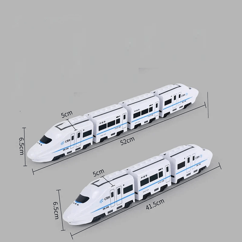 Interactive Electric Model Train Toy For Kids DIY HighSpeed Railway Set With Realistic Sound  Light 4