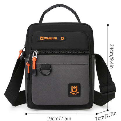 Lightweight Oxford Casual Mens Handbag Small Crossbody Bag Fashionable Mens Shoulder Bag Stylish Me 5