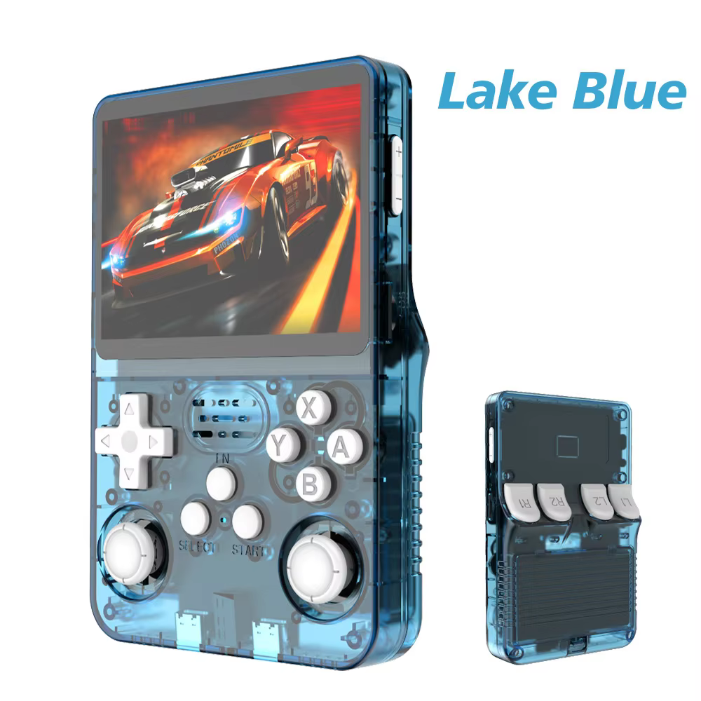R36S Retro Handheld Video Game Console Linux System, R35s Plus Portable Pocket Video Player, 3.5 Inch IPS Screen