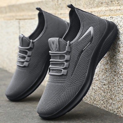 Casual Sneakers for Men, Breathable Mesh Non-Slip Man Shoes, Lightweight Summer Footwear, Cheap Shoes Clearance