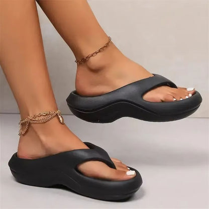 Womens Platform Flip Flops  Thick EVA Cloud Slippers With NonSlip Soft Sole For Summer Beach Comfor 5