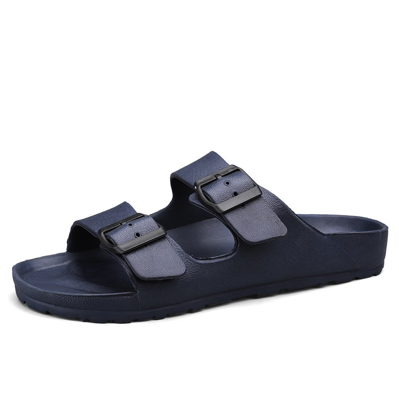 Breathable Summer Slides For Men Adjustable Soft EVA Slippers Lightweight  AntiSlip For IndoorOutdo
