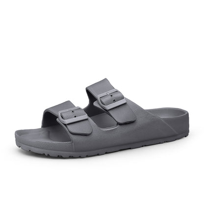 Breathable Summer Slides For Men Adjustable Soft EVA Slippers Lightweight  AntiSlip For IndoorOutdo