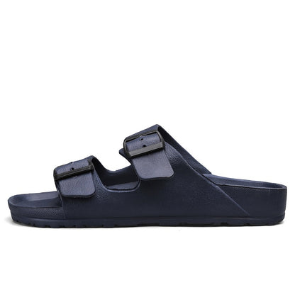 Breathable Summer Slides For Men Adjustable Soft EVA Slippers Lightweight  AntiSlip For IndoorOutdo