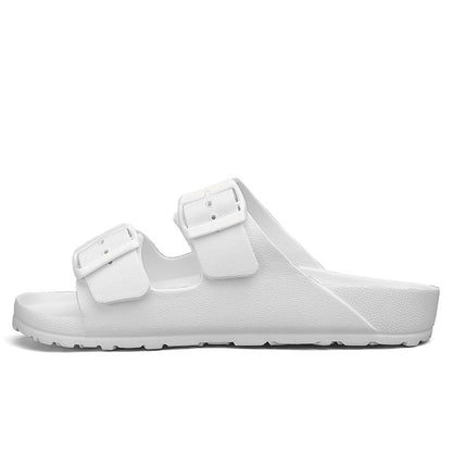 Breathable Summer Slides For Men Adjustable Soft EVA Slippers Lightweight  AntiSlip For IndoorOutdo