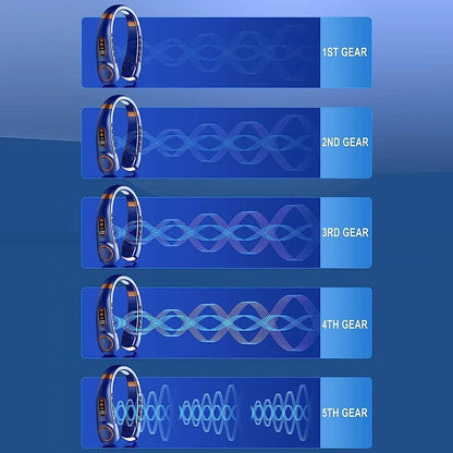 Rechargeable Neck Ventilator Fan HandsFree Bladeless Air Conditioner With Digital Display For Home  5