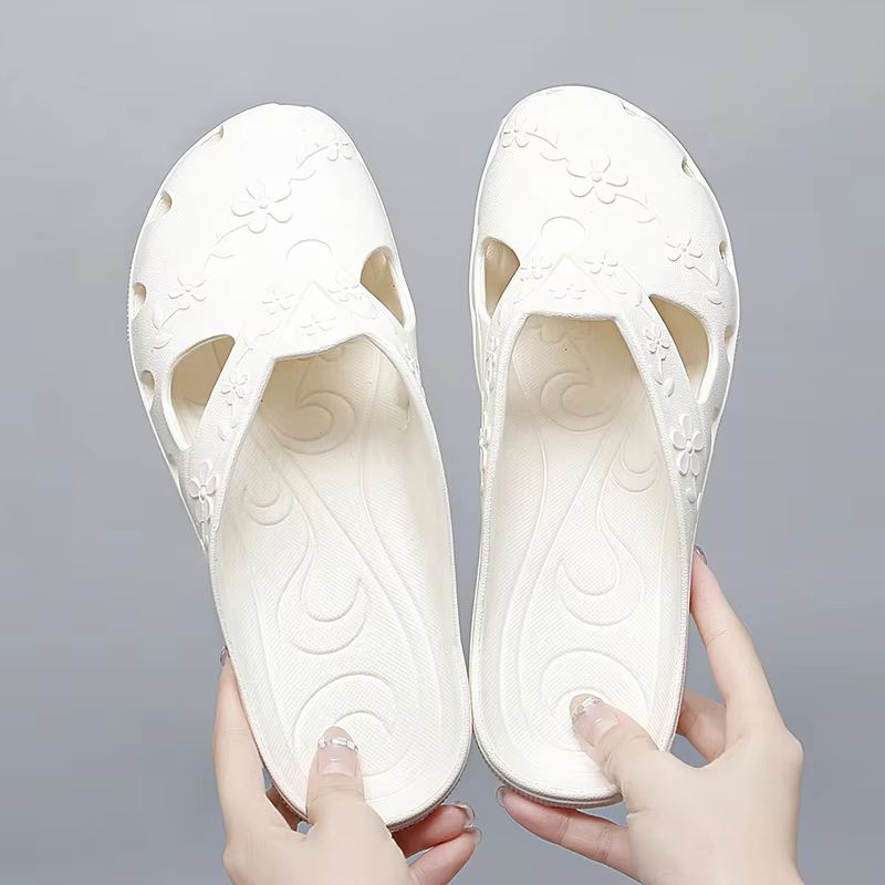 Womens Summer Jelly Platform Slippers  Breathable Outdoor  Indoor Hole Shoes For Beach House And Ca 7
