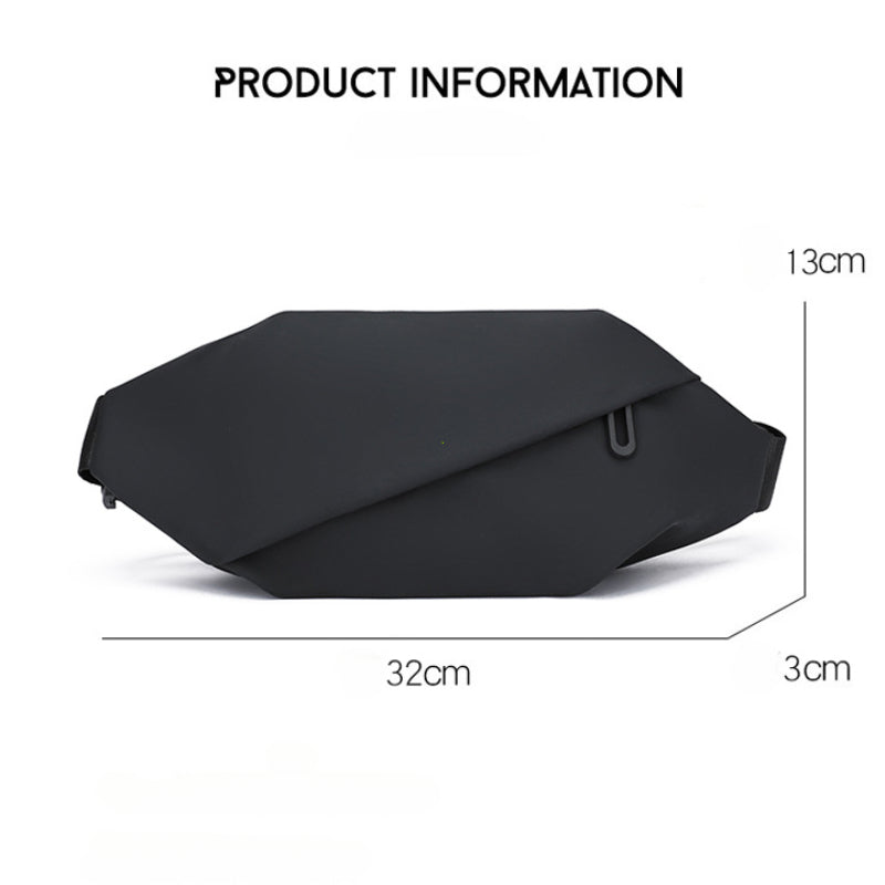 Men Minimalist Outdoor Sports Running Jogging Waist Bag, Waterproof Fanny Pack, Stylish Crossbody Belt Bag for Travel