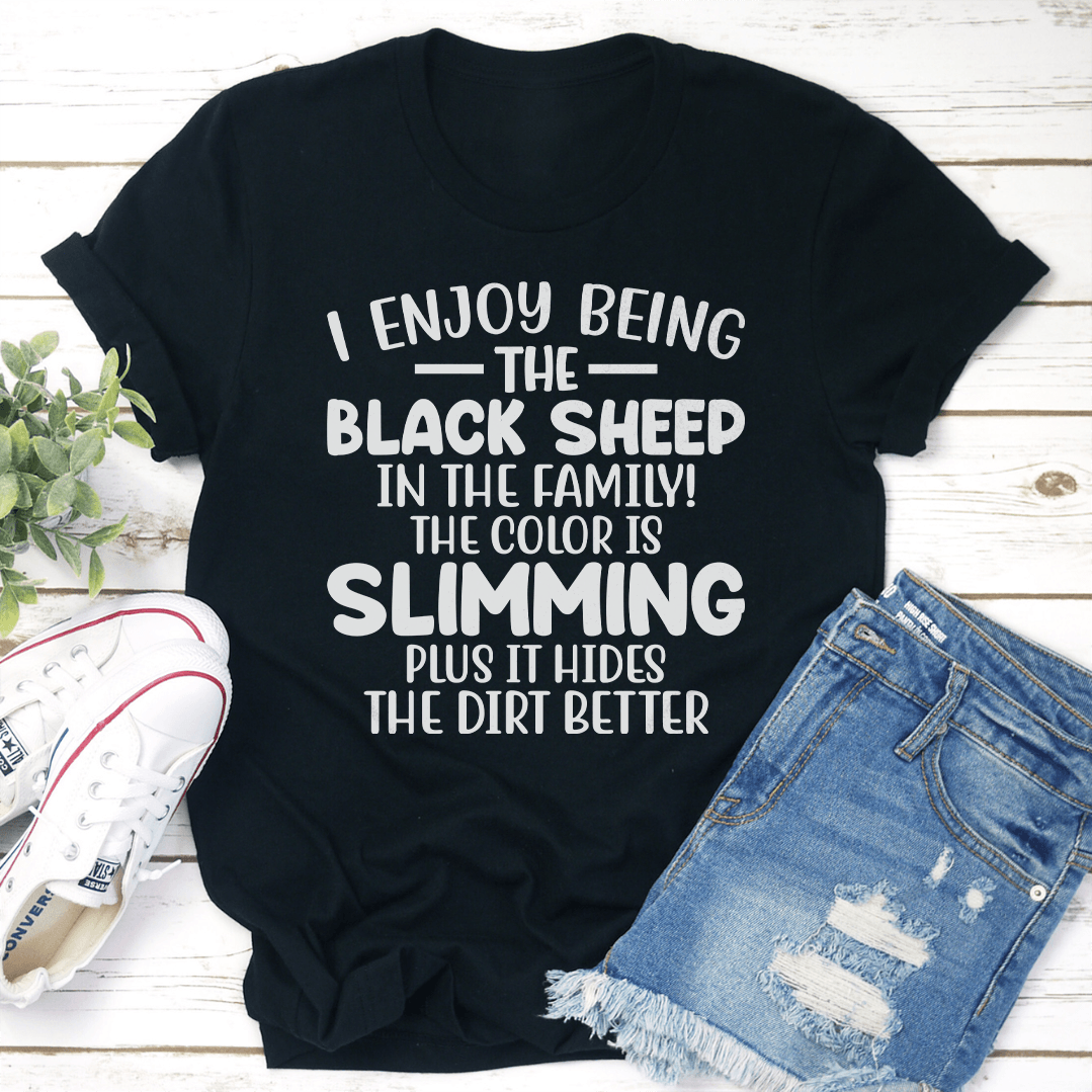 I Enjoy Being The Black Sheep In The Family Tee 1