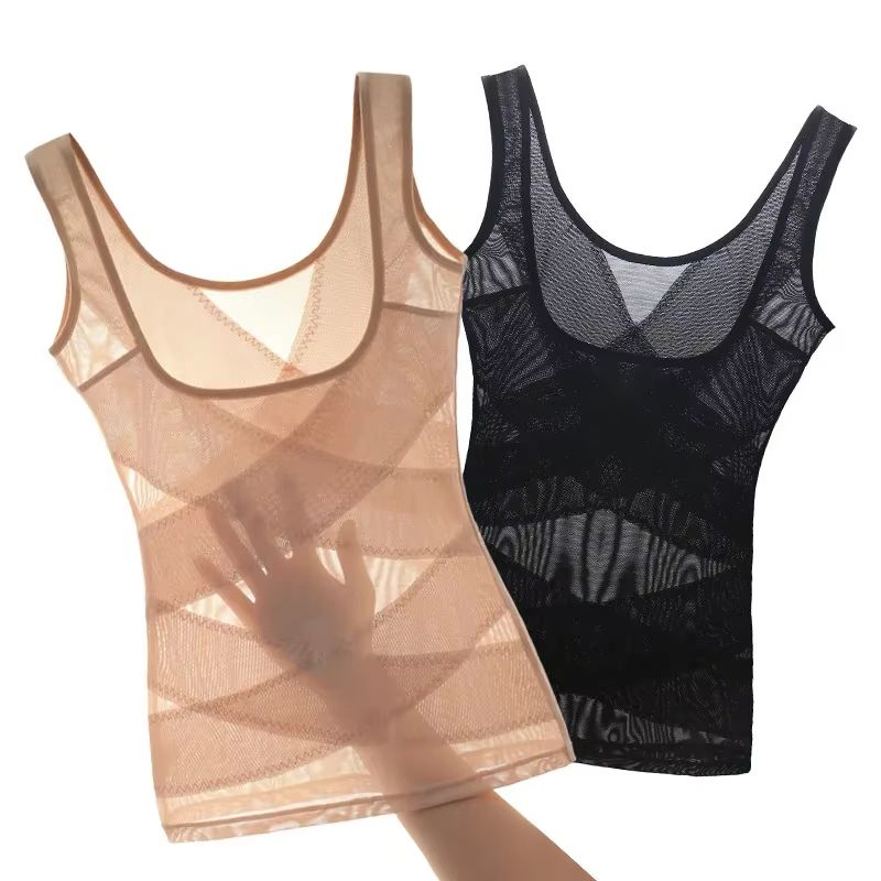 Women's Slimming Waist Trainer Bodysuit – Shapewear Sculpting Vest for Postpartum Recovery & Everyday Confidence