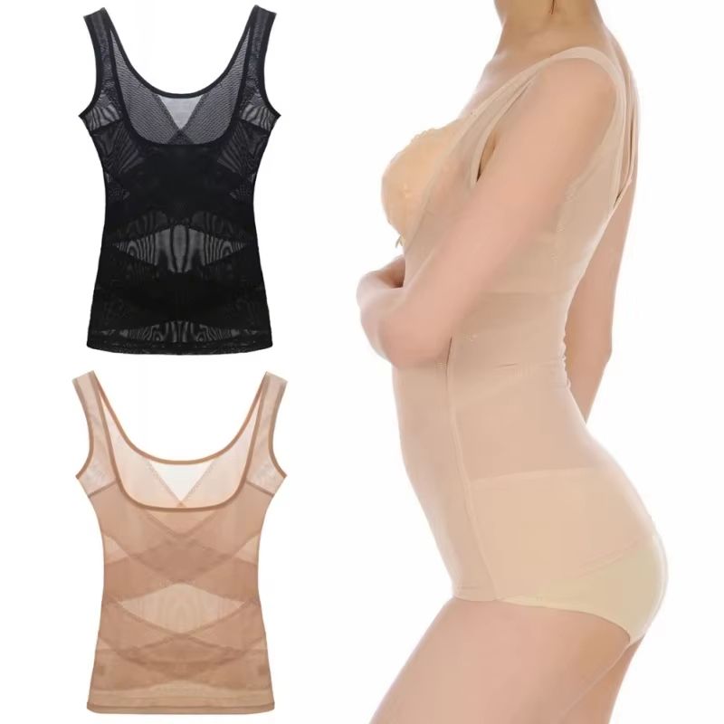 WomenS Slimming Waist Trainer Bodysuit  Shapewear Sculpting Vest For Postpartum Recovery  Everyday  1