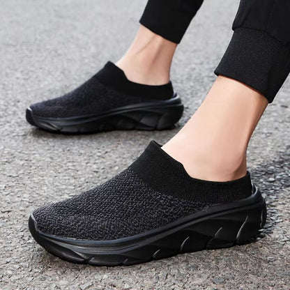 Mens Summer Breathable Indoor And Outdoor Slippers Thick Bottom Fashion Slides For Home Walking And 1