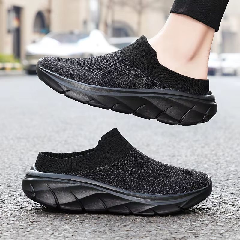 Mens Summer Breathable Indoor And Outdoor Slippers Thick Bottom Fashion Slides For Home Walking And 2