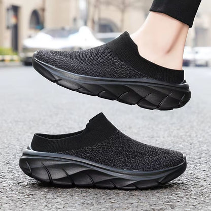Mens Summer Breathable Indoor And Outdoor Slippers Thick Bottom Fashion Slides For Home Walking And 2