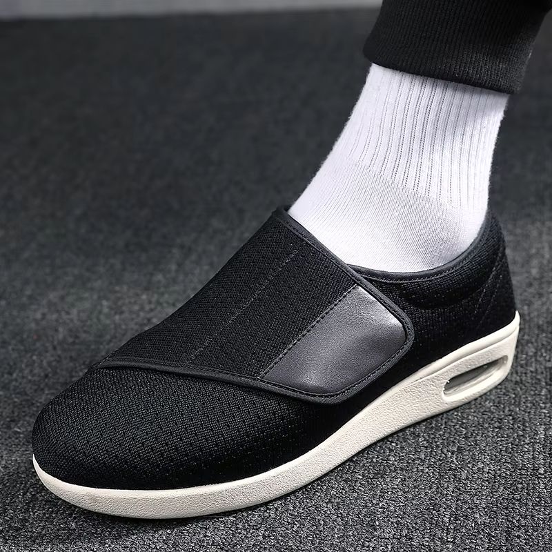 Mens Orthopedic Wide Fit Walking Shoes Comfortable Diabetic Shoes For Swollen Feet And Big Sizes 2