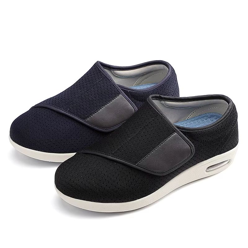 Mens Orthopedic Wide Fit Walking Shoes Comfortable Diabetic Shoes For Swollen Feet And Big Sizes 5