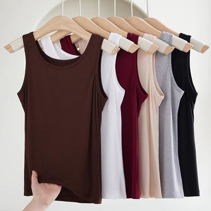 Women's Seamless Slimming Tank Top Summer Sleeveless Inner Vest Thin Breathable Camisole