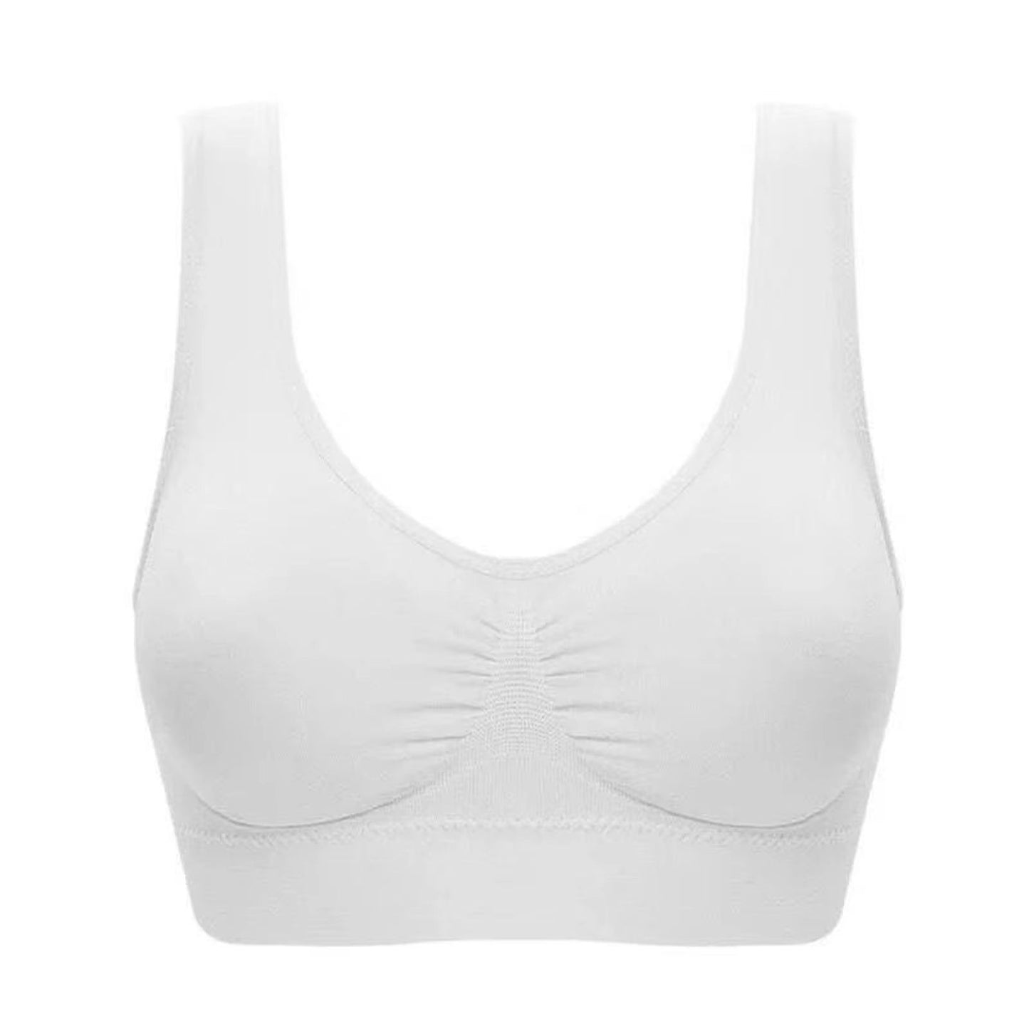 3 Pack Womens Seamless Wireless Bra Crop Top Sleep Bra Yoga Sports Bra Comfortable Push Up Underwea 6