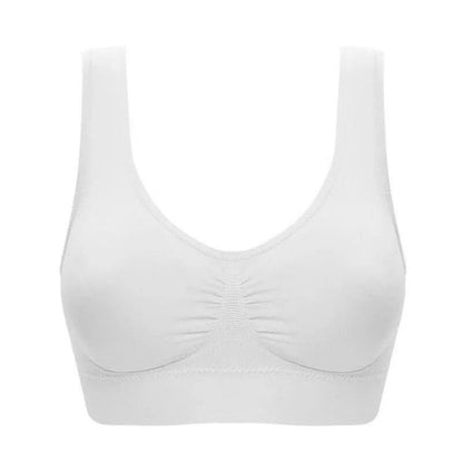 3 Pack Womens Seamless Wireless Bra Crop Top Sleep Bra Yoga Sports Bra Comfortable Push Up Underwea 6