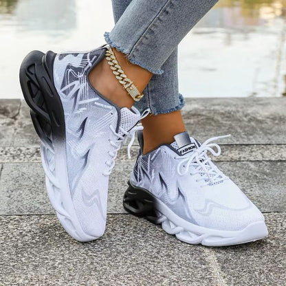 Womens Breathable Lightweight Sneakers Casual Anti Slip Flats Running And Walking Shoes 5