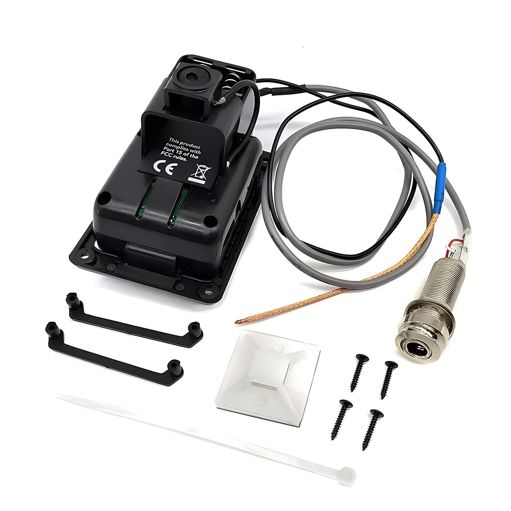 Plastic Guitar Pickup with Tuner, Fishman Presys Blend Preamp EQ, Soundhole EQ, Equalizer for Acoustic Guitars