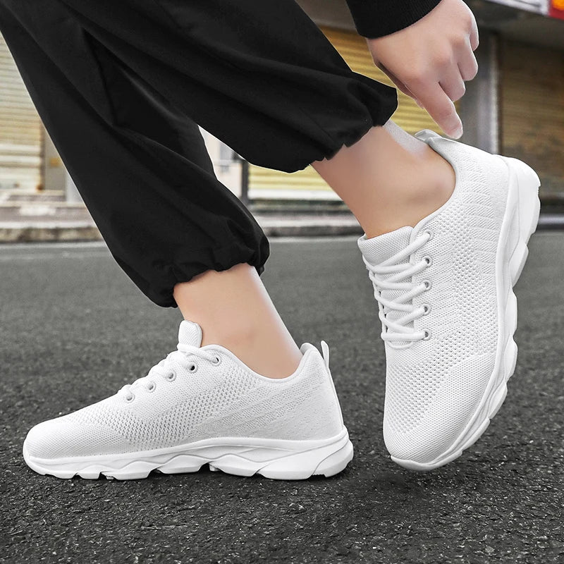 Mens Lightweight Running Shoes, Breathable Summer Sneakers, Soft Casual Sports Shoes for Men