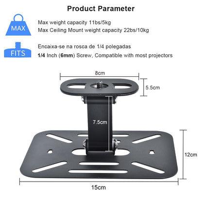 Universal Projector Stand  Mount Compatible With HY300 HY320 XGIMI JMGO Xiaomi Magicube Ceiling Tab 2