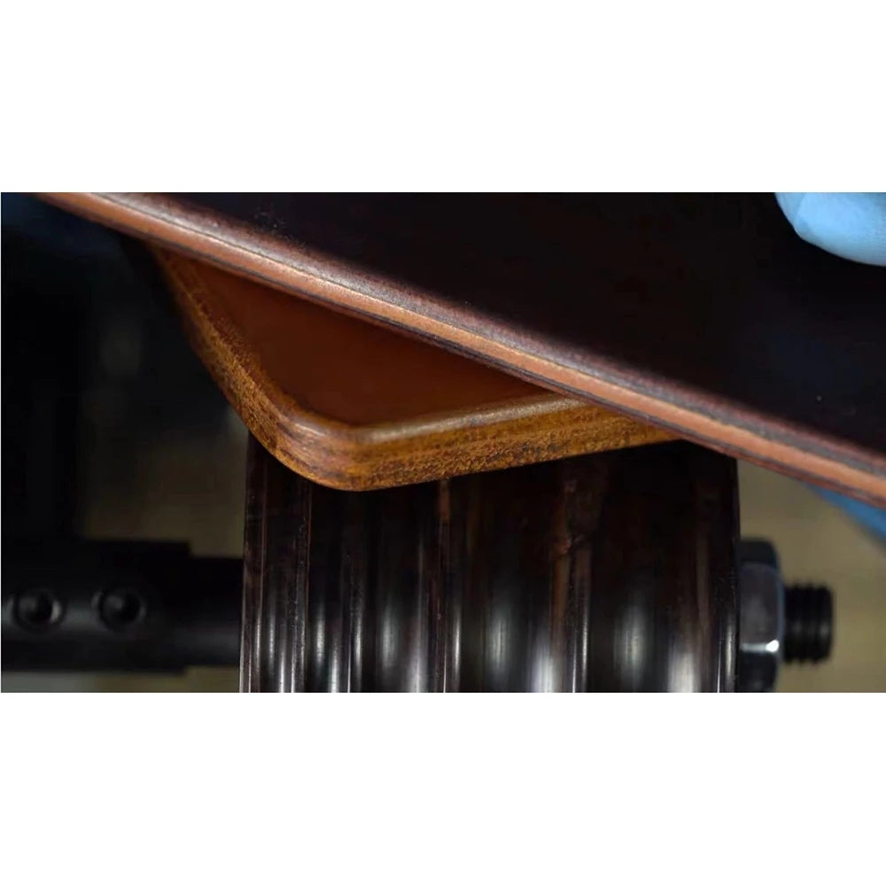 Leather Polishing Burnishing Machine, Professional Leather Edge Grinding Machine Kit for Smooth, Pro Finishes